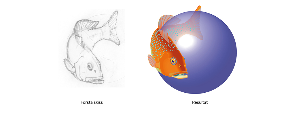 Illustration fisk